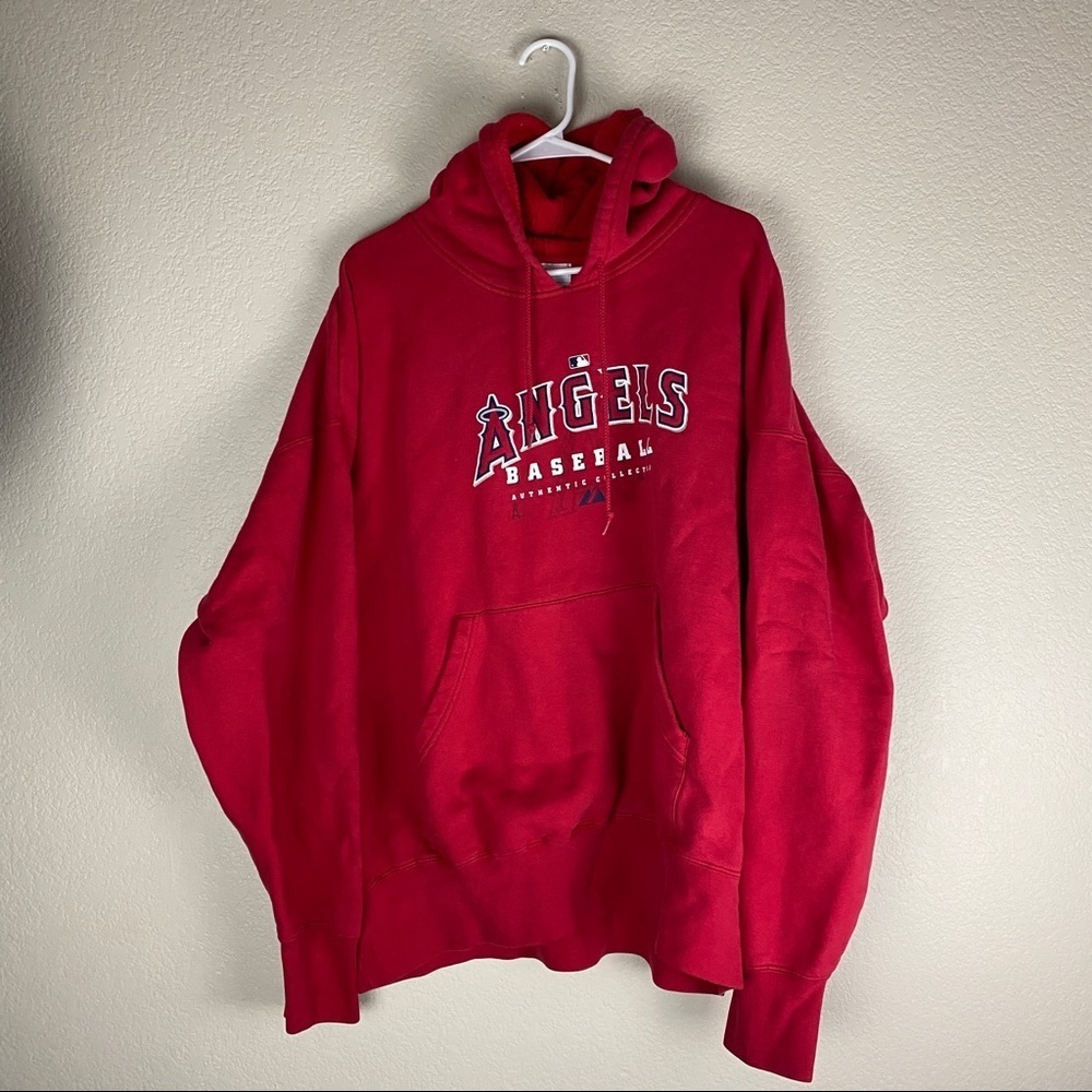Majestic Authentic Anaheim Angels Jacket Hoodie